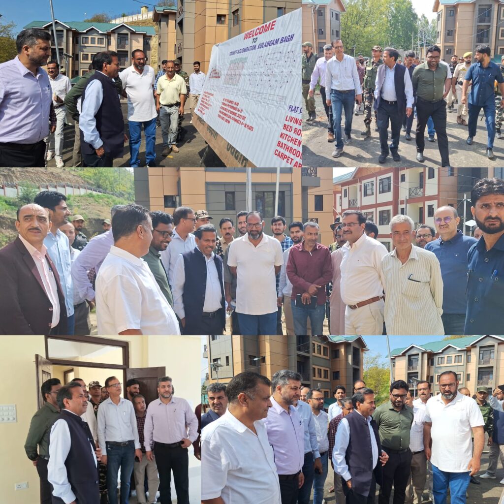 Anil Kumar inspects Transit accommodation at Kulangam, reviews development works