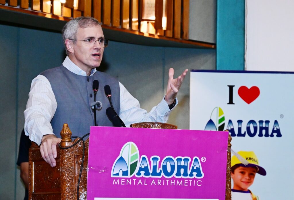 CM Omar Abdullah calls for bringing ALOHA mental arithmetic programme into government schools