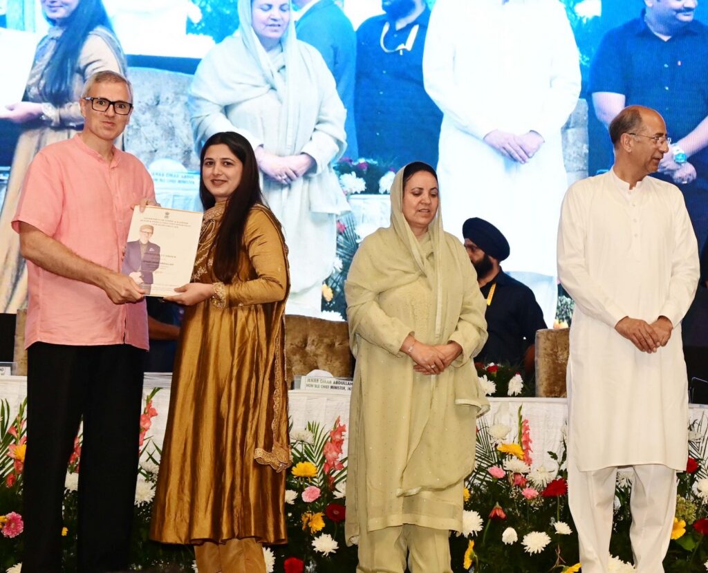CM Omar Abdullah hands over appointment orders to Medical Officers at SKICC