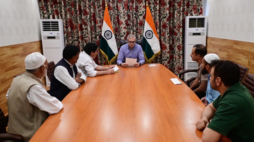 CM Omar Abdullah Meets Legislators, Deputations at Civil Secretariat