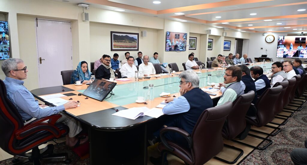 CM Omar Abdullah reviews pace of flood relief, rehabilitation and restoration work taken up in Jammu Division