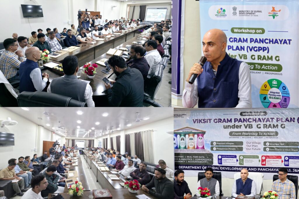 Capacity Building Workshop on VB-G RAM-G held at Kishtwar