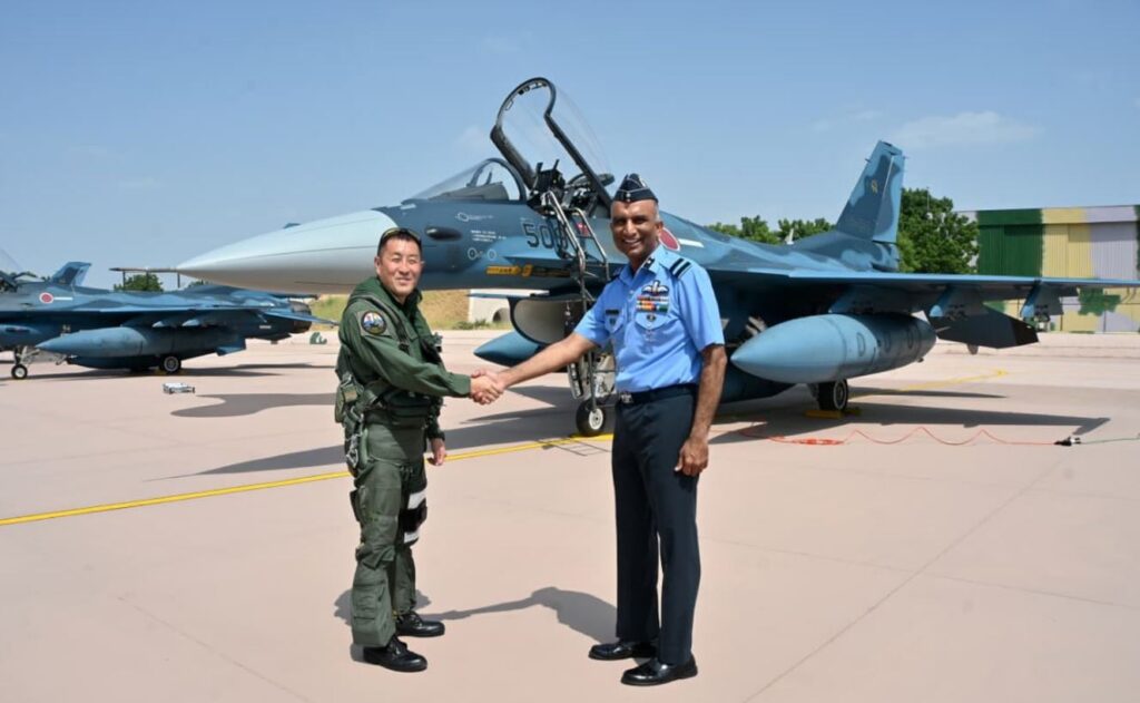 Defence Minister Rajnath Singh hails India-Japan defence ties as Japanese fighter jets arrive for Exercise Veer Guardian