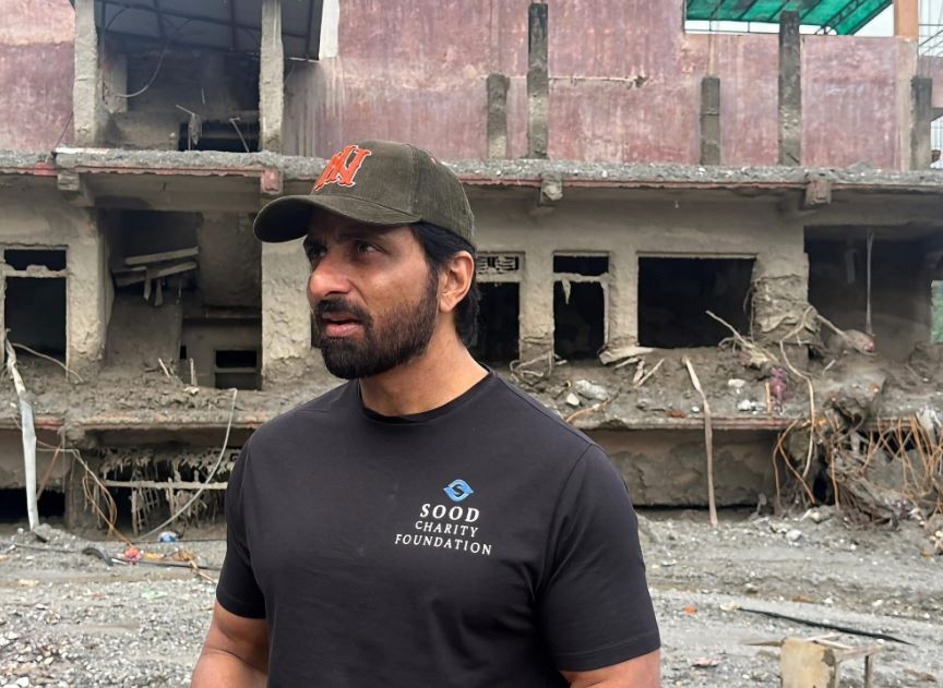 Sonu Sood reaches Nepal with flood relief: ‘Will try to bring people’s live back on track’