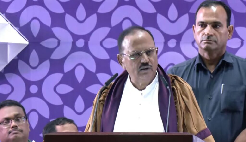 National Security Advisor Ajit Doval calls graduates ‘luckiest generation’ during IIT Roorkee convocation; recalls early career challenges