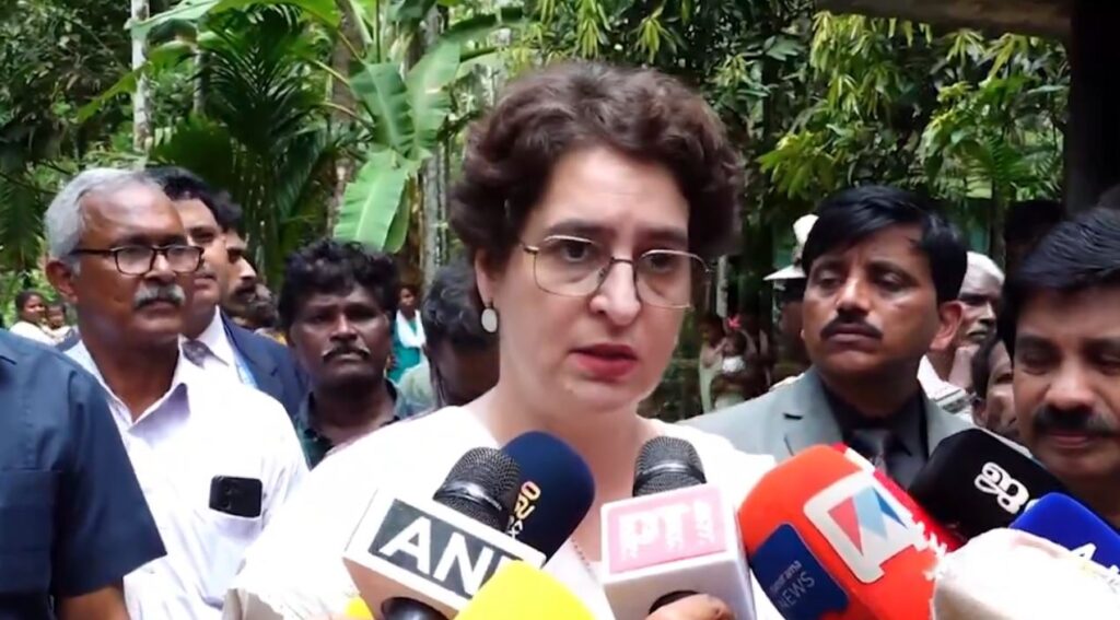 “Assault on democracy”: Priyanka Gandhi Vadra accuses Election Commission of allowing elections to be rigged