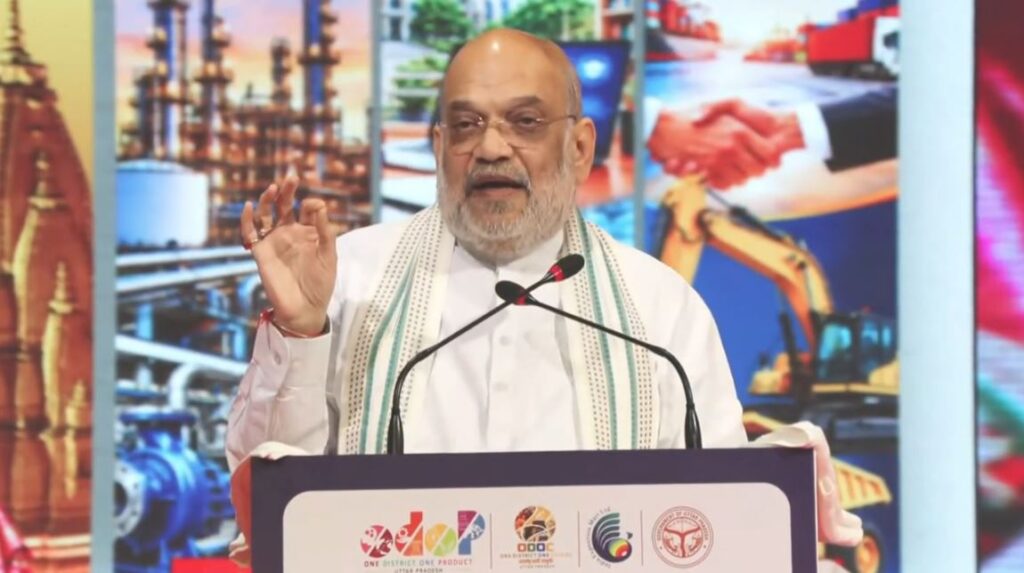 “Some people call it a dead economy”: Amit Shah hits back at critics, cites Moody’s, JCR upgrades at UP trade show