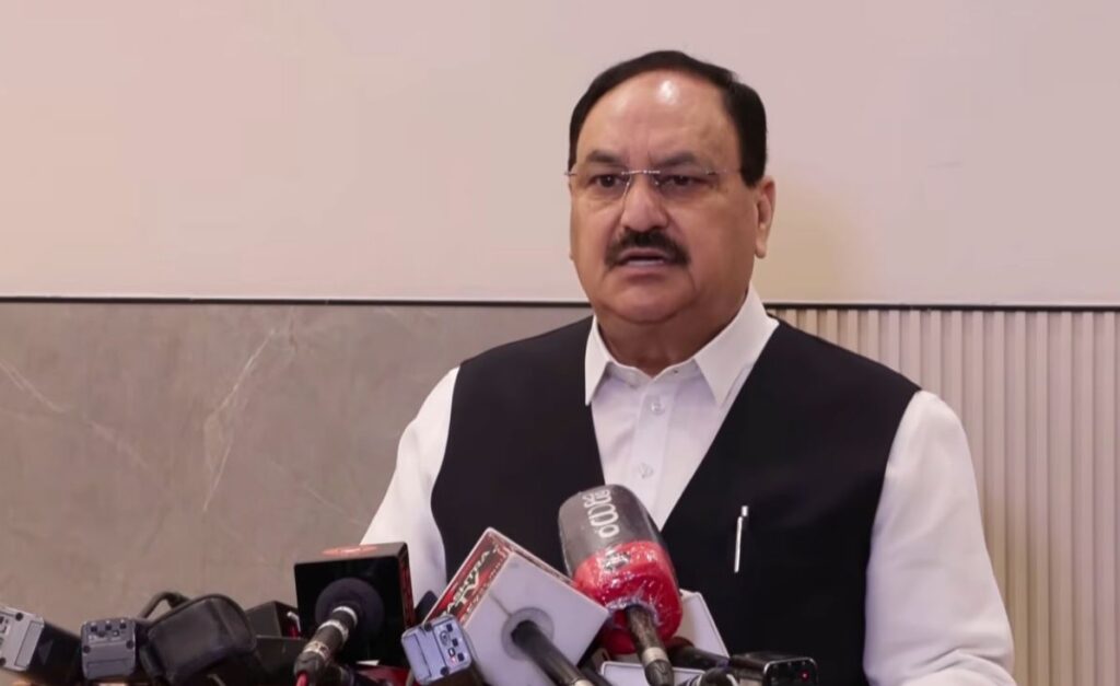 “Repeating a lie doesn’t make it truth”: Union Minister JP Nadda attacks Rahul Gandhi over allegations against ECI