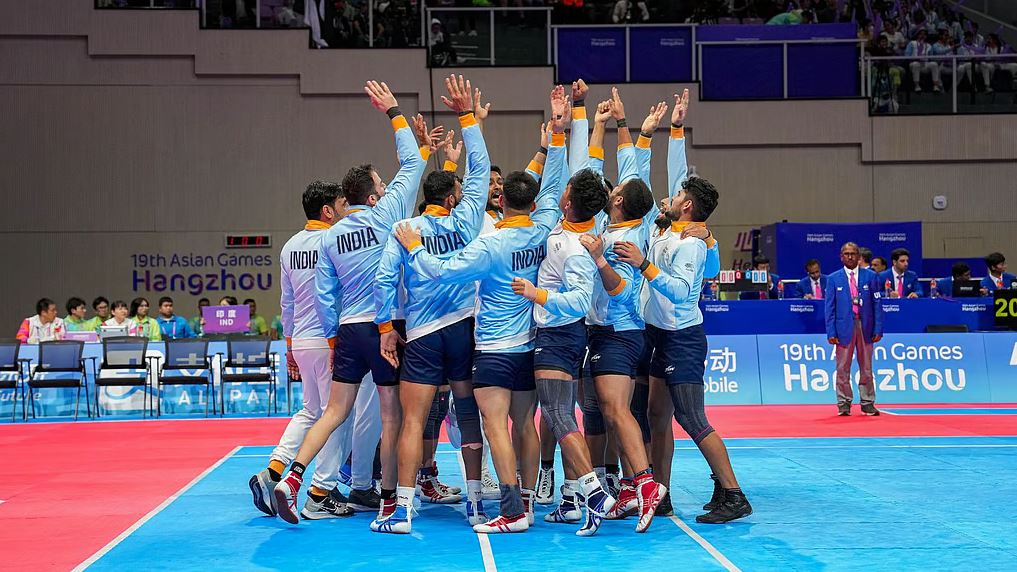Indian men’s kabaddi team begins title defence with 49-24 win over Japan