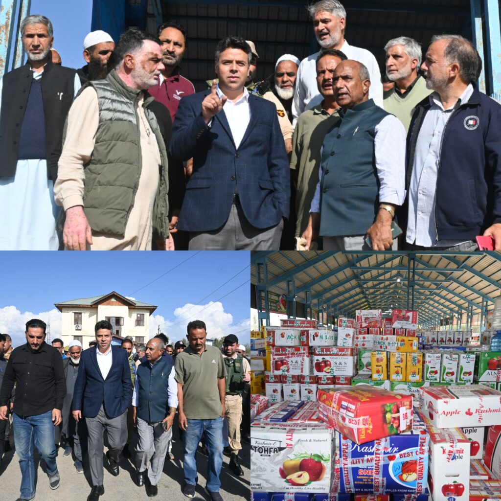 DC Anantnag visits Jablipora Fruit Mandi