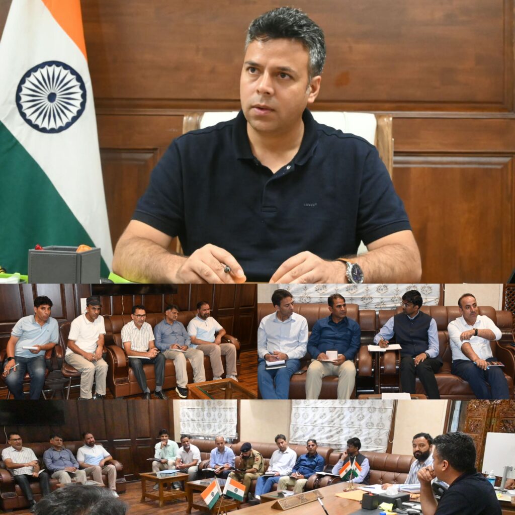 DC Anantnag chairs Multidepartment District-Level Task Force meeting on Mining