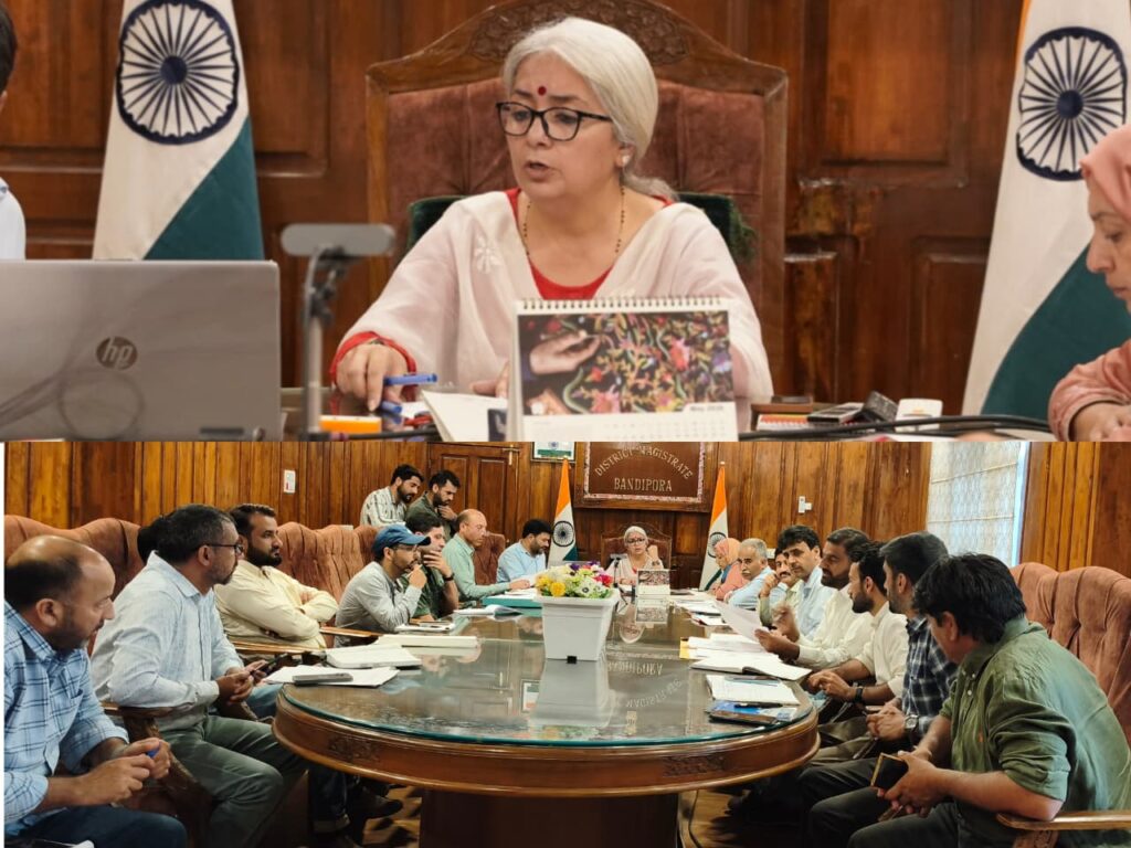 DC Bandipora chairs District Level Committee meeting on Change of Land Use (CLU)