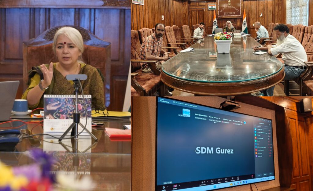 DC Bandipora reviews progress on Burnai–Jawdara PMGSY Road