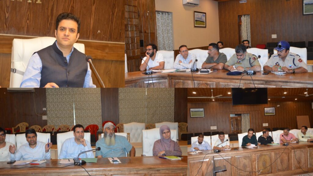 DC Budgam Reviews Arrangements for conduct of Forest Deptt PST/PET