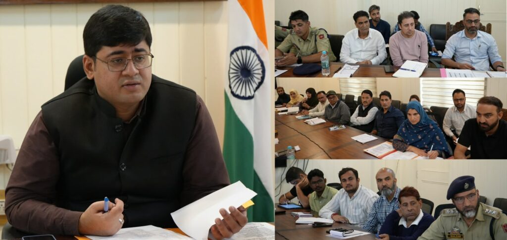 DC Ganderbal reviews Road Safety Measures