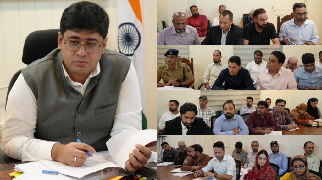 DC Ganderbal chairs District Level NCORD Meeting