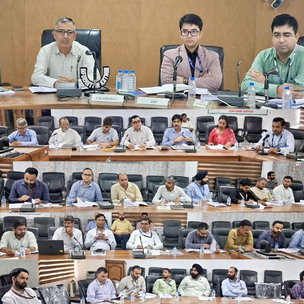 DC Kathua reviews performance of Banks at DLRC-DCC meeting