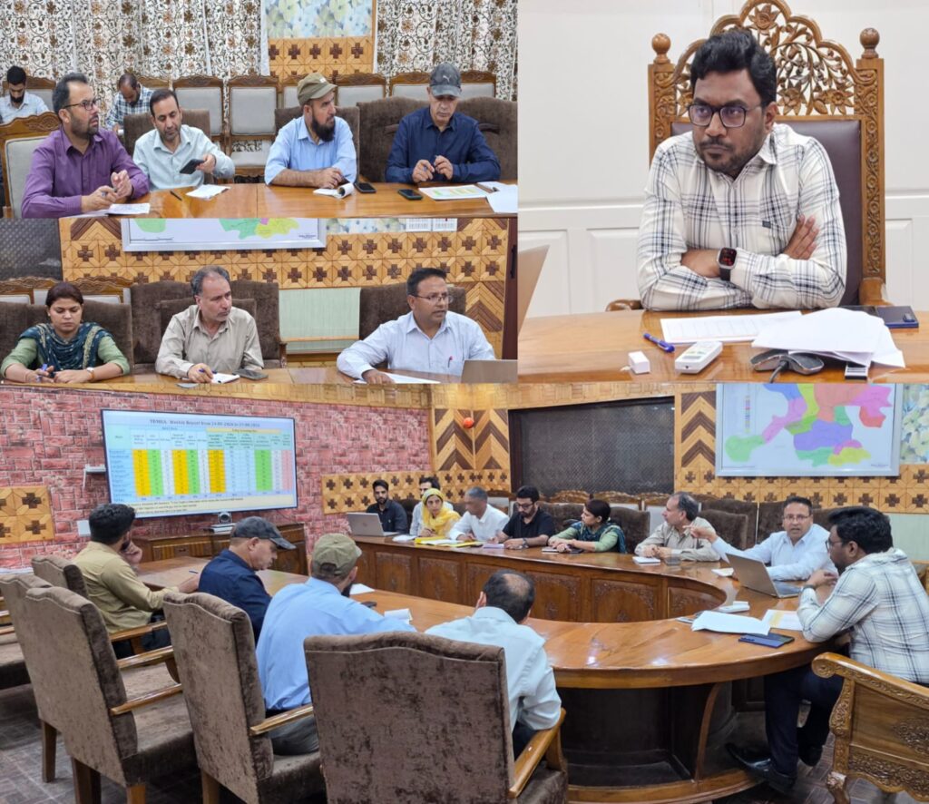 DC Kupwara reviews Pradhan Mantri TB Mukt Bharat Abhiyaan