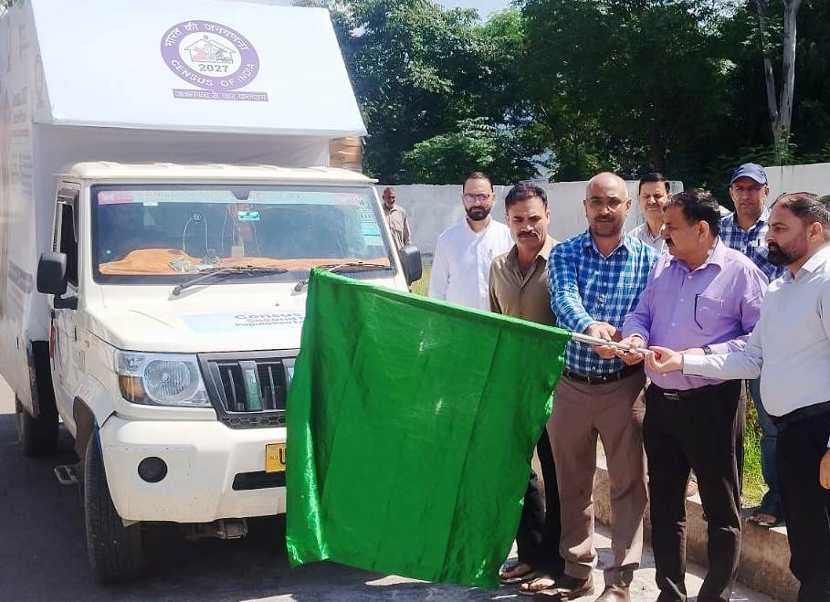 DC Poonch flags off Census awareness Van to snow-bound, remote areas
