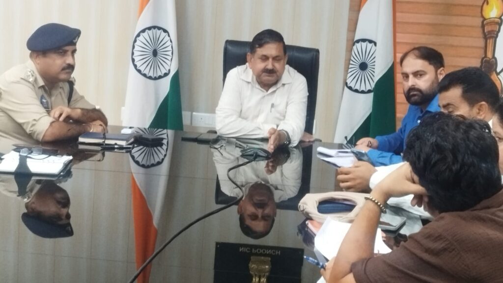 DC Poonch reviews Aadhaar saturation, biometric update and new enrolment status