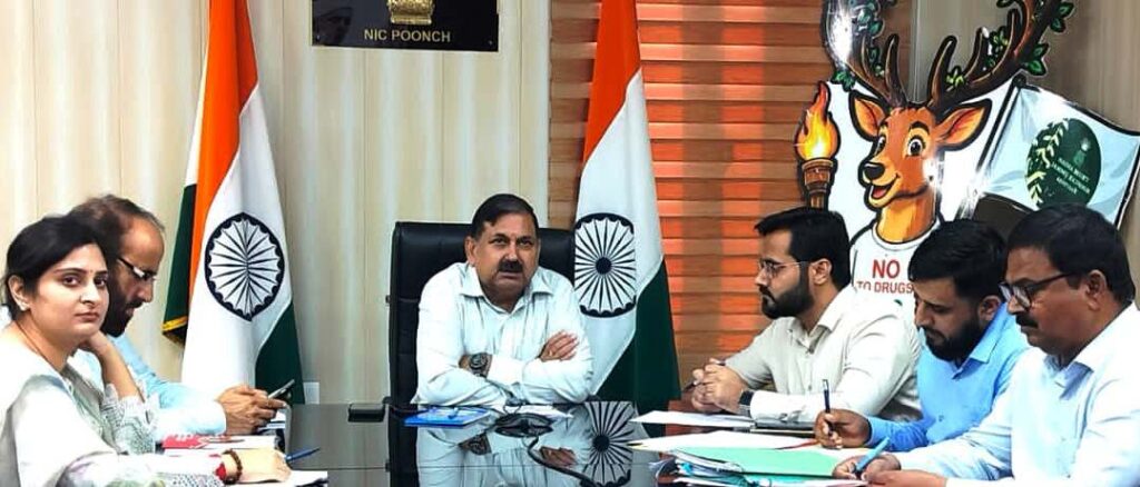 DC Poonch reviews bottlenecks affecting construction of NH-144A