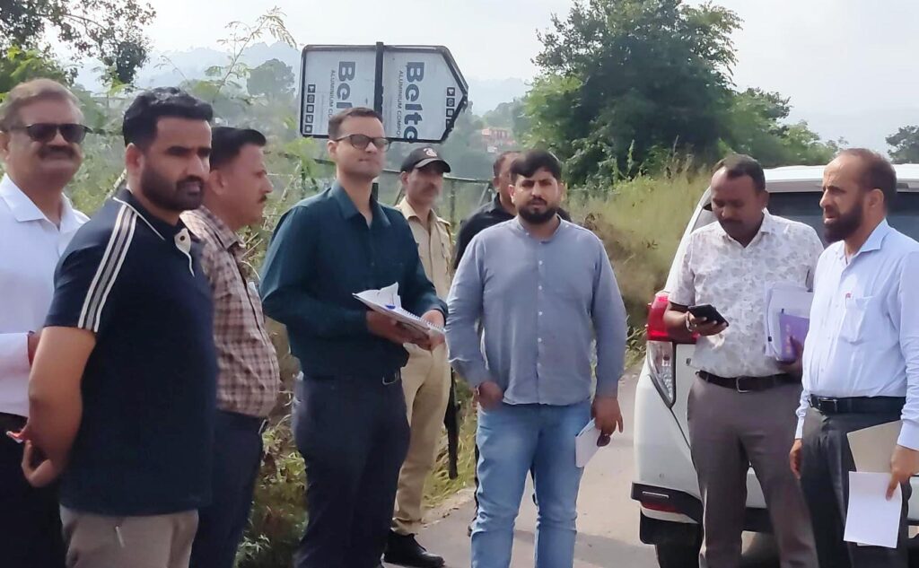 DC Rajouri inspects progress of work on NH-144A
