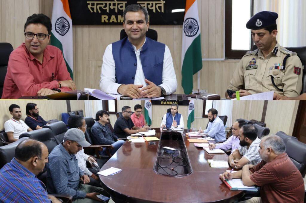 DC Ramban reviews Road Safety Measures