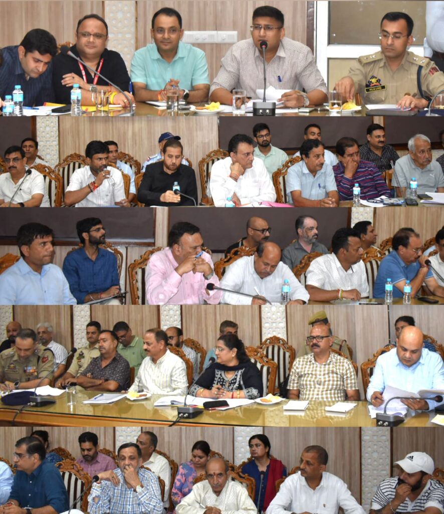 DC Reasi reviews arrangements for smooth conduct of Navratra Festival 2026 at Katra