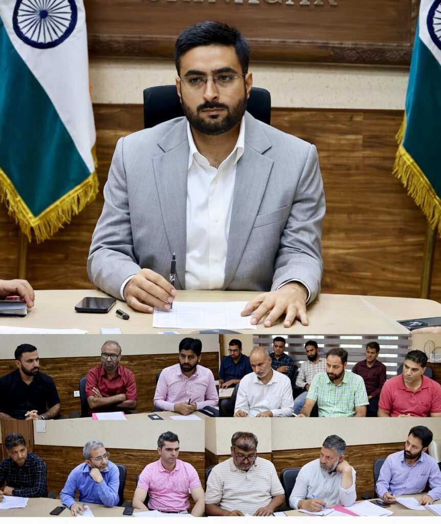 DC Srinagar discusses roadmap for creating sports infrastructure in Srinagar under Khelo India Action Plan