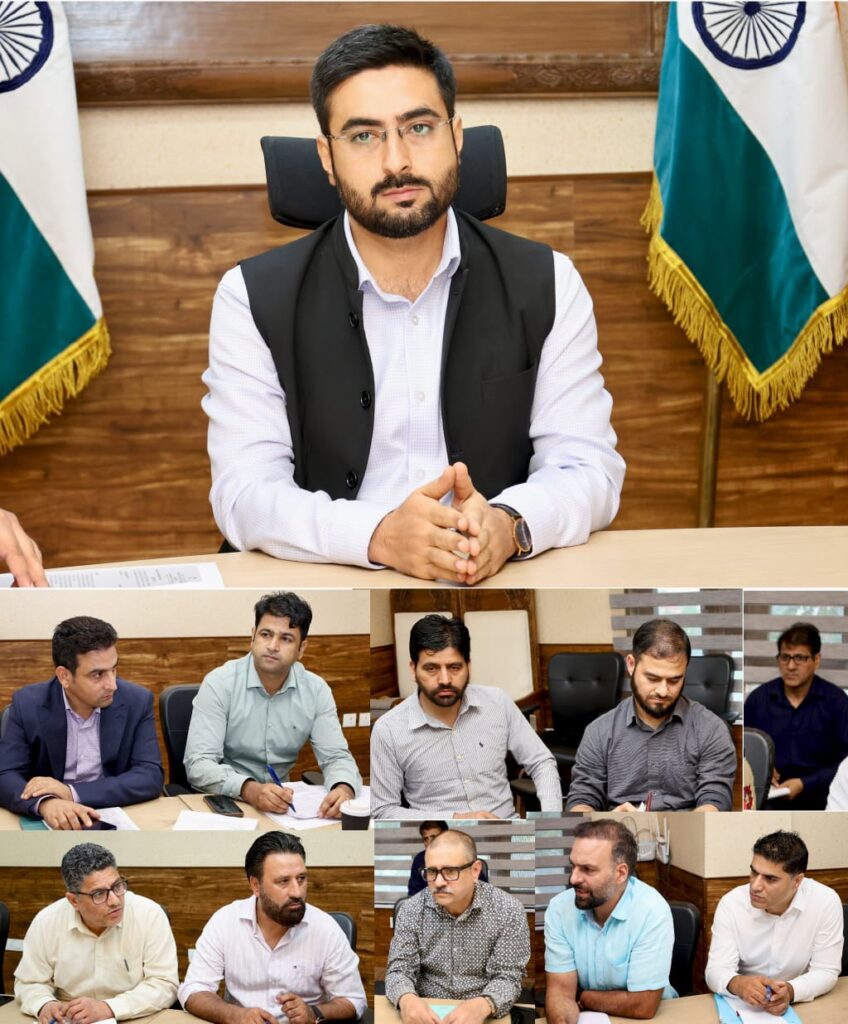 DC Srinagar reviews infrastructure upgradation Plan for Bakshi Stadium