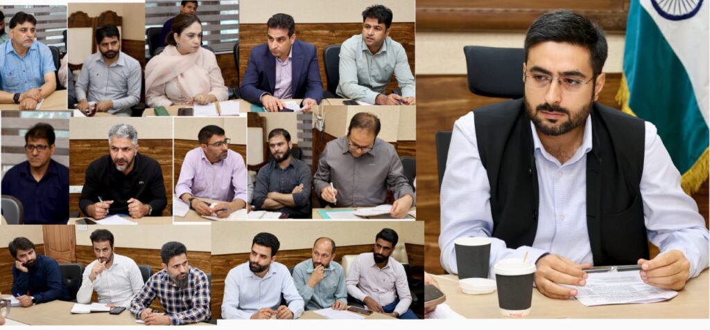 DC Srinagar reviews progress of ongoing, proposed Disaster mitigation projects & measures