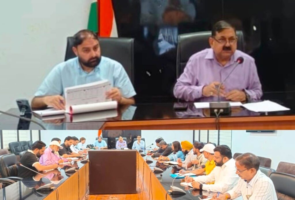DC Poonch reviews implementation of Power sector schemes, PM Surya Ghar Muft Bijli Yojana in district