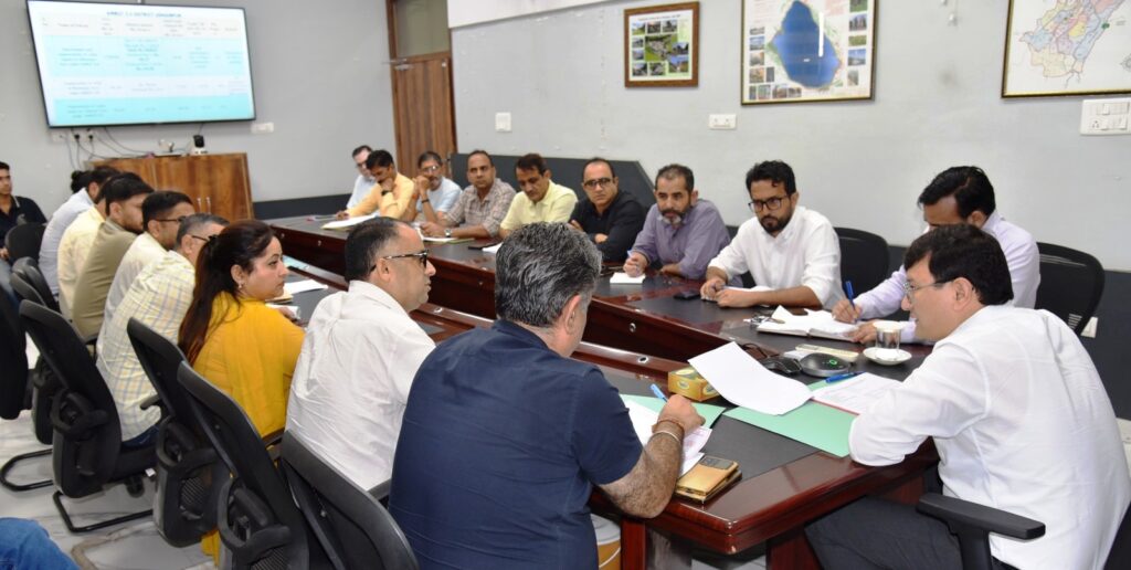 DC Udhampur reviews progress of water supply schemes taken up under AMRUT 2.0