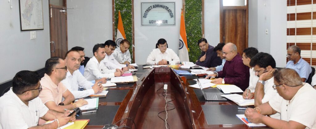 DC Udhampur reviews progress of work on new GMC campus