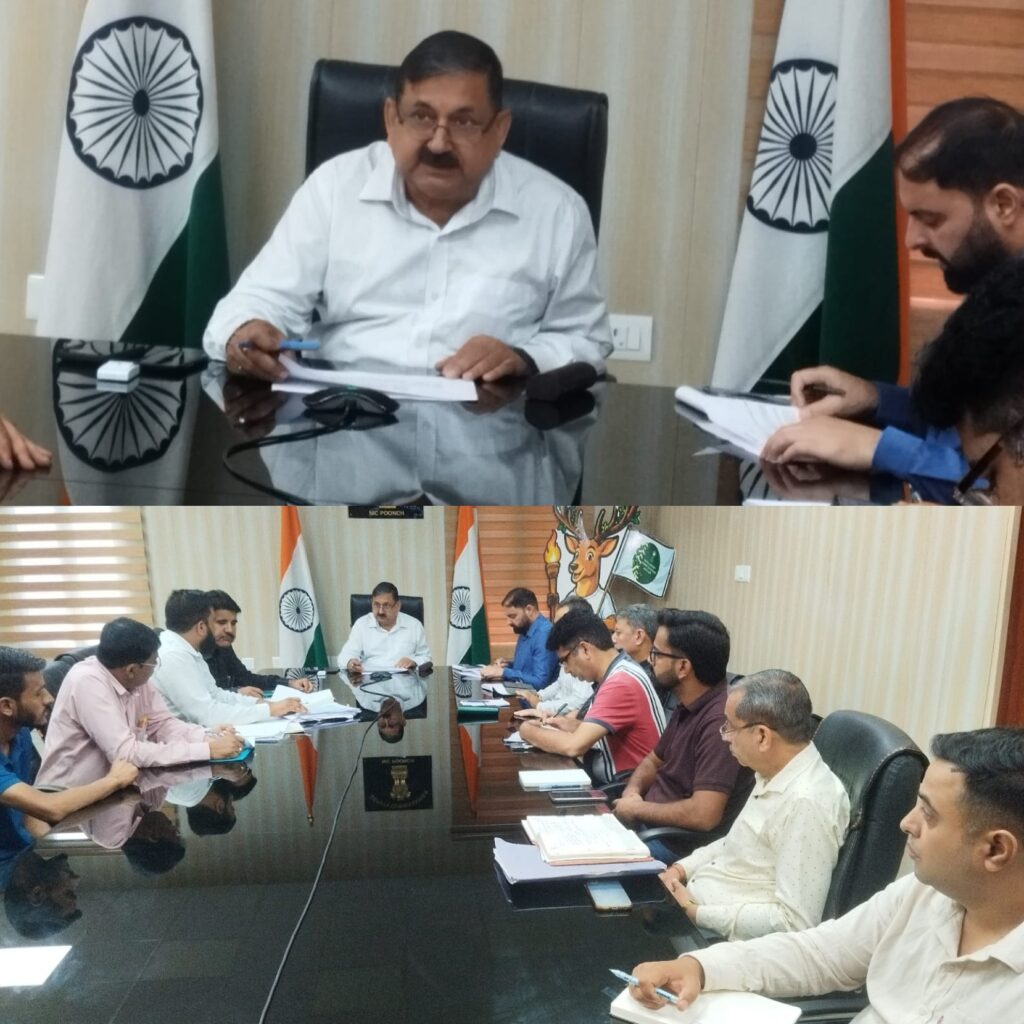 DC Poonch reviews status of telecom services, tower installation, network coverage in district