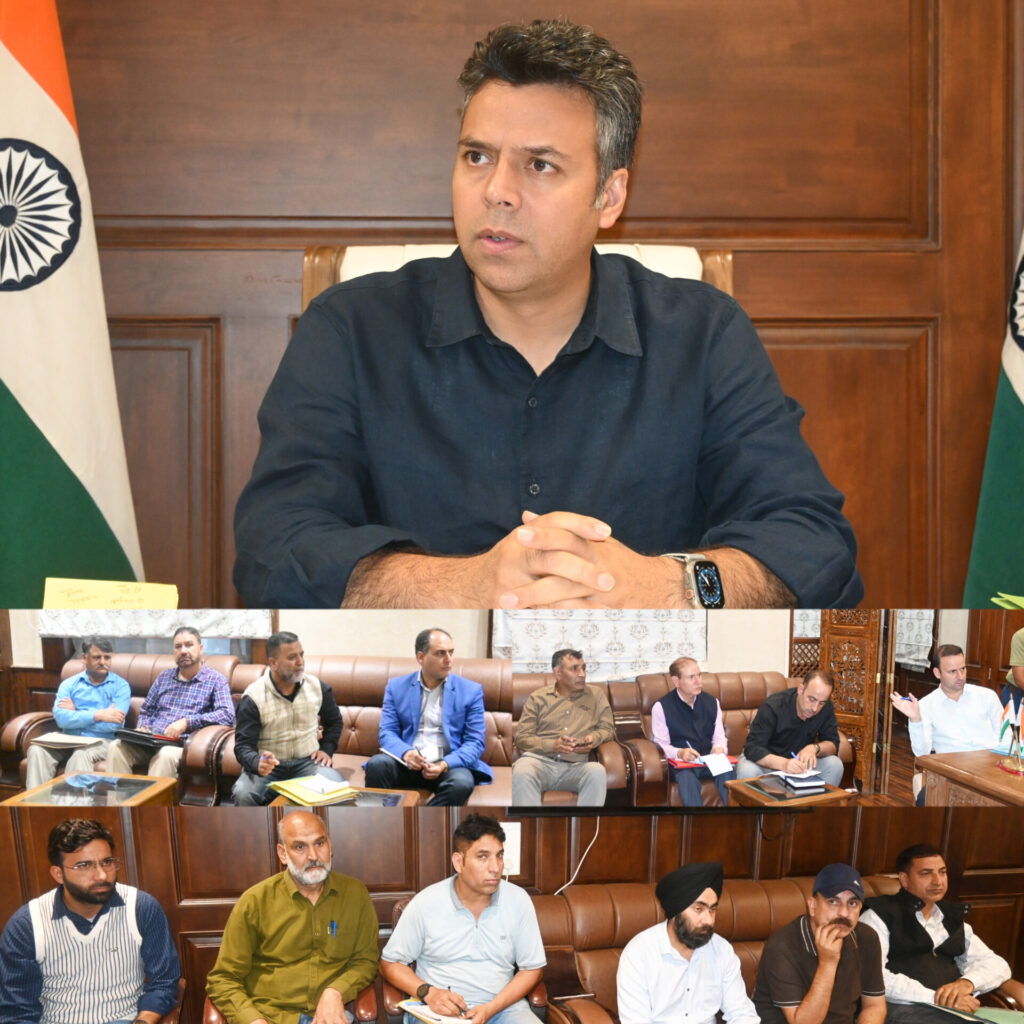 DDC Anantnag reviews availability of construction material for development works