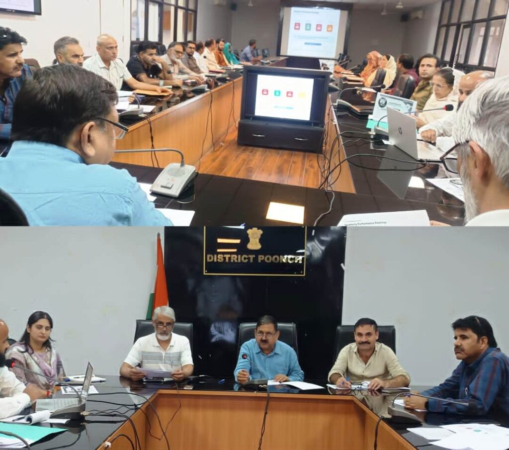DDC Poonch reviews progress under Aspirational Block Programme in Block Mankote