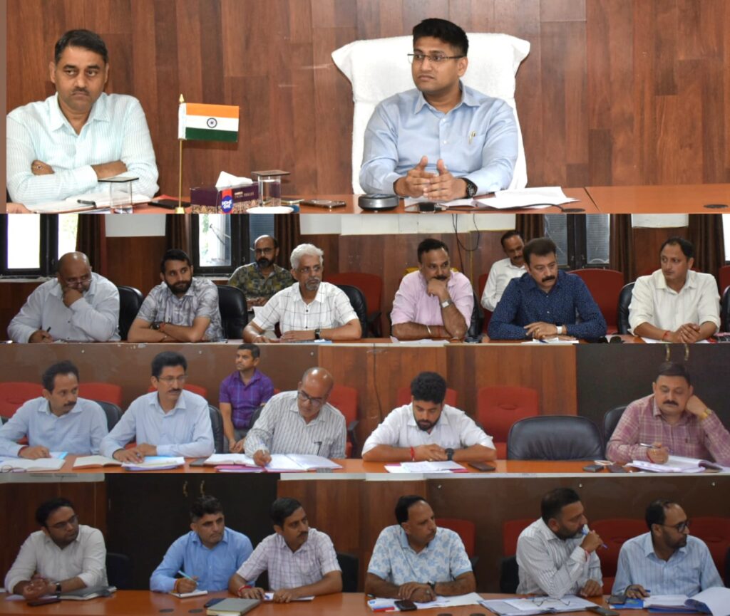 DDC Reasi reviews implementation of District Capex, Tribal Plan