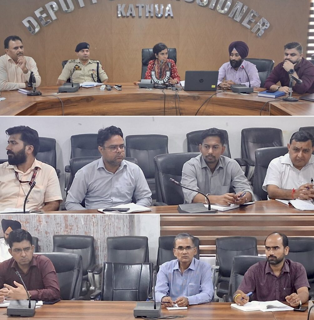 DLAMC reviews status of Aadhaar enrollment in Kathua District