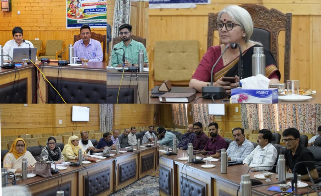 DNC Meeting Held at Bandipora to Review Nutrition Programmes