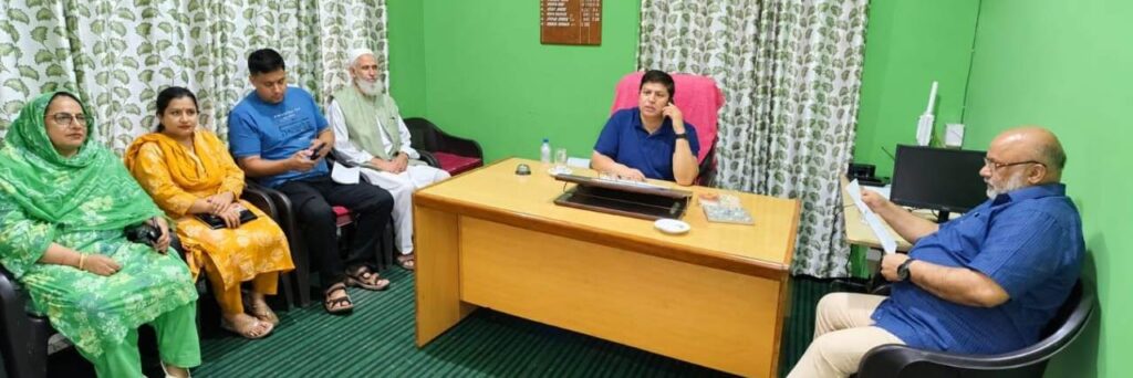 DPO reviews working of Poshan Project Thathri