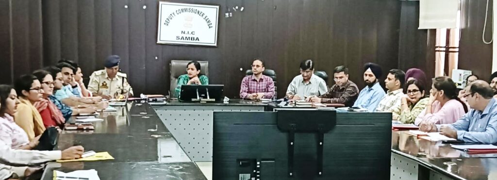 District-Level NCORD meeting reviews drug control, rehabilitation measures in Samba District