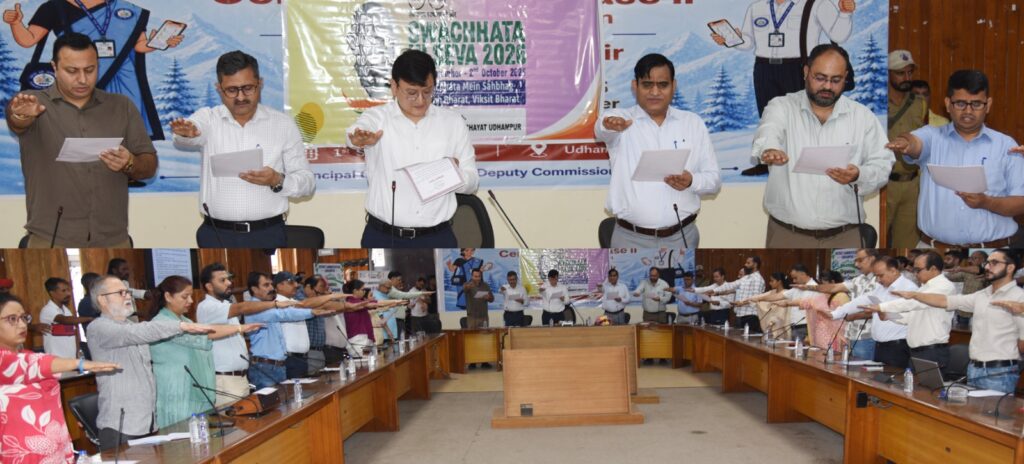 District admin Udhampur launches Swachhata Hi Seva Campaign