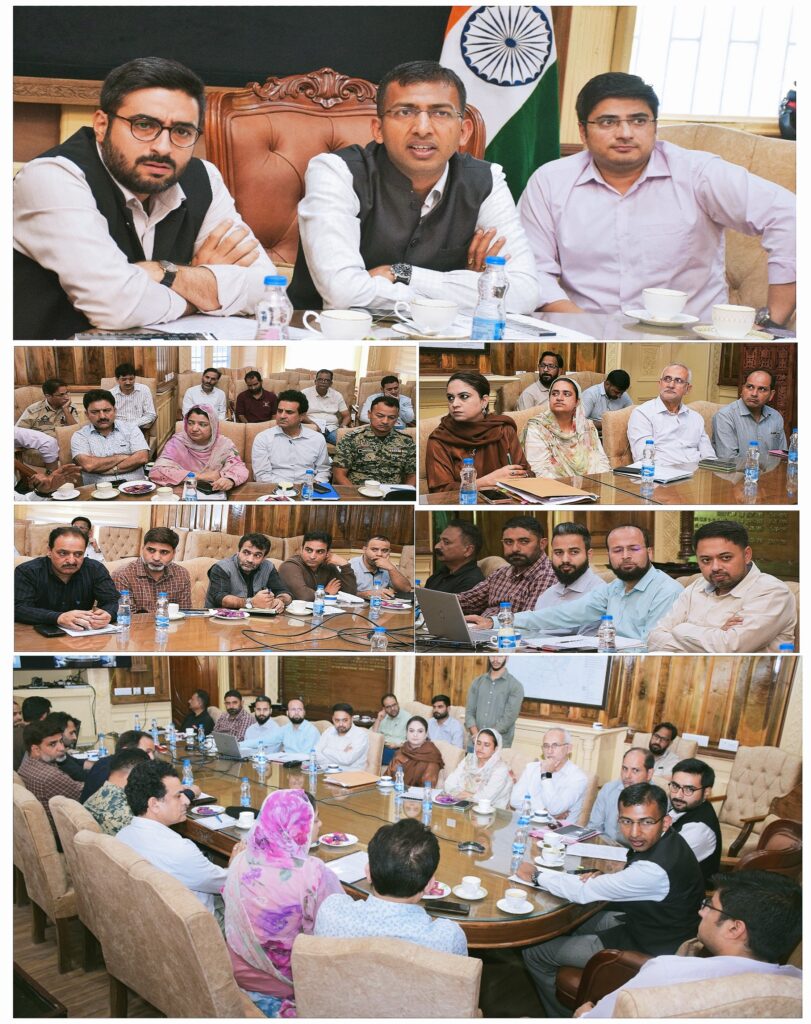 Div Com Kashmir reviews new Alignments of Srinagar Ring Road Phase-III