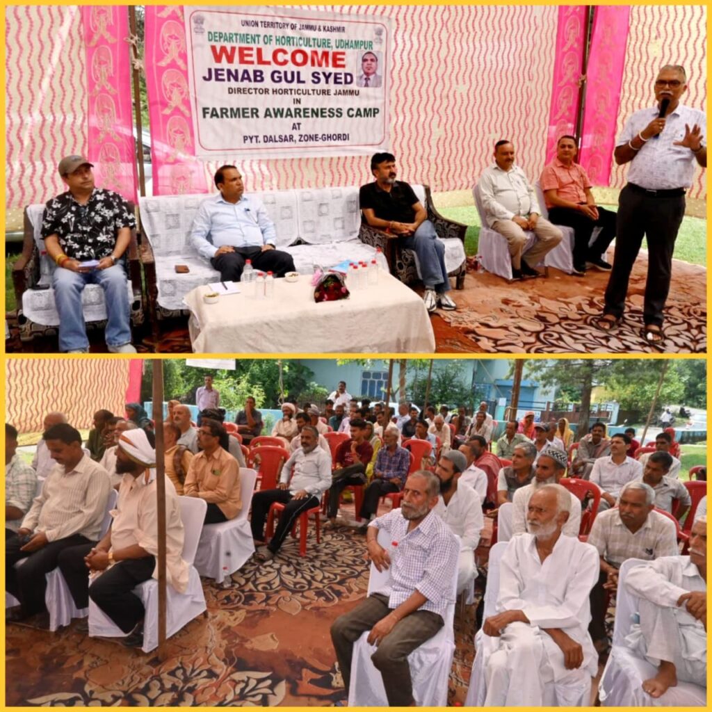 Farmers’ Awareness Camp held at Ghordi-Udhampur