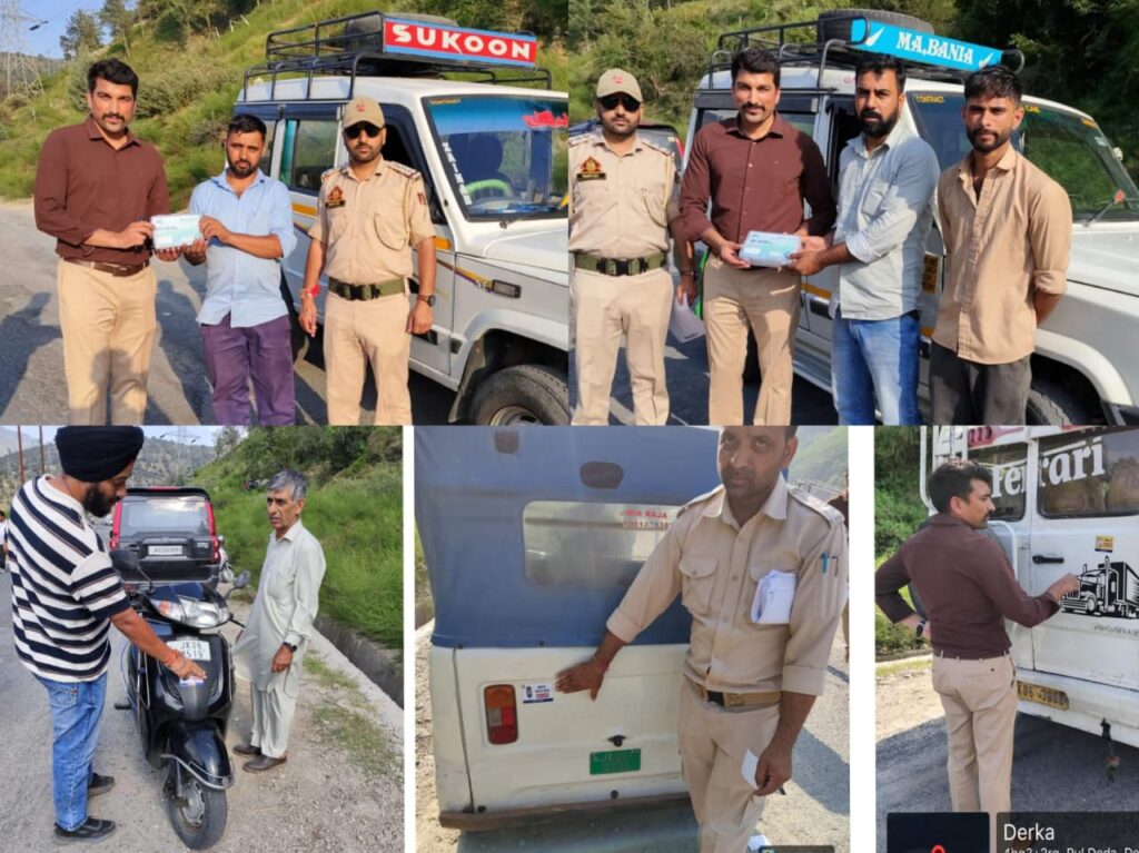 First Aid Kits provided to drivers at Doda; ARTO promotes Road Safety awareness