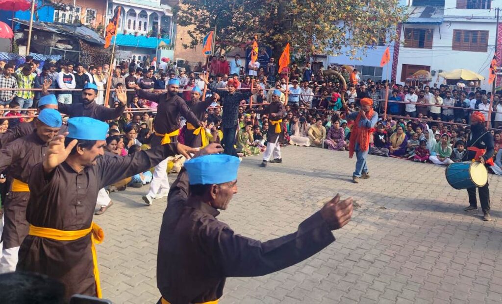 Folk dance programme held on eve of Mela Pat in Bhaderwah