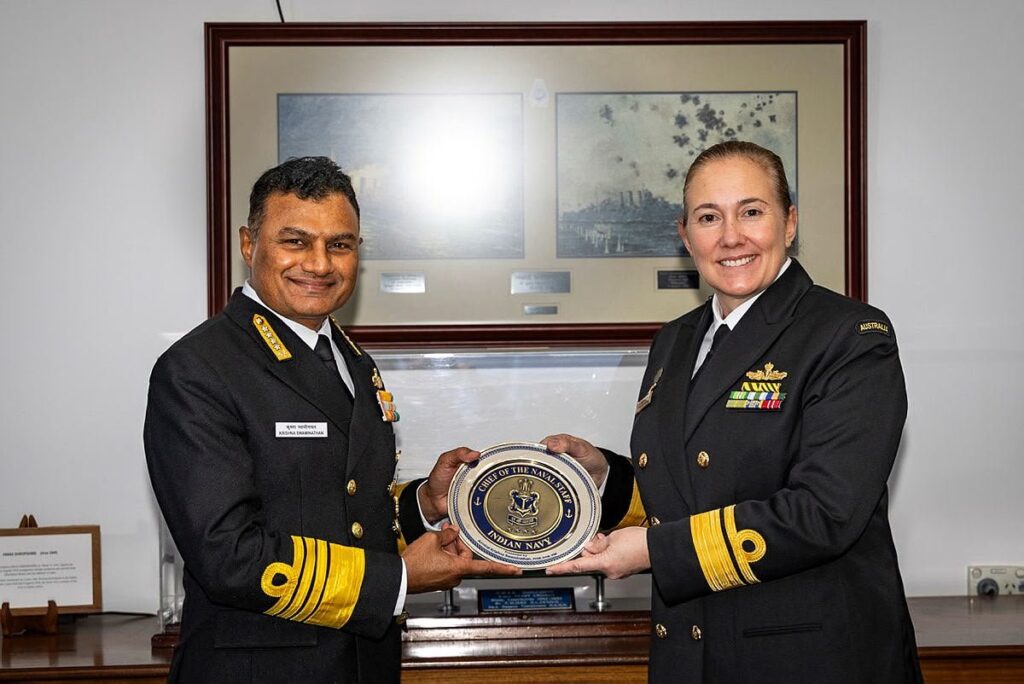 India-Australia naval partnership deepens during visit of CNS Admiral Krishna Swaminathan to Sydney