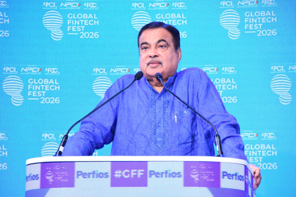 Nitin Gadkari pitches intelligent highways, digital tolling to power future of mobility finance at Global Fintech Fest 2026