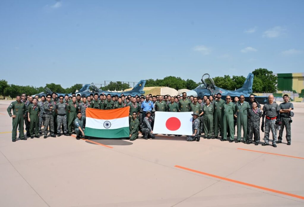 IAF welcomes F-2 fighter jets of Japan Air Self-Defense Force for Exercise Veer Guardian 2026